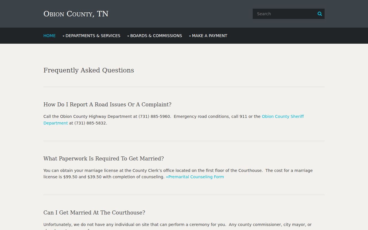 Obion County court schedule date-change instructions